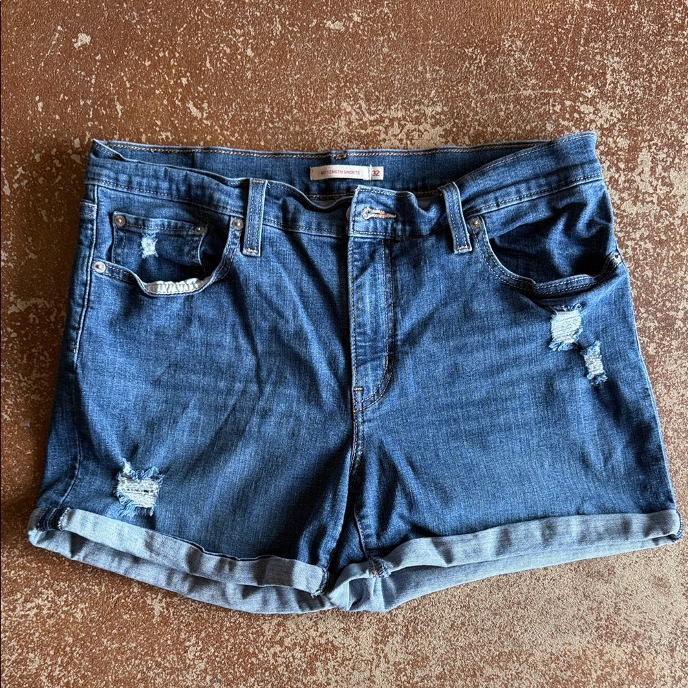 Levi's Classic Blue Jean Shorts